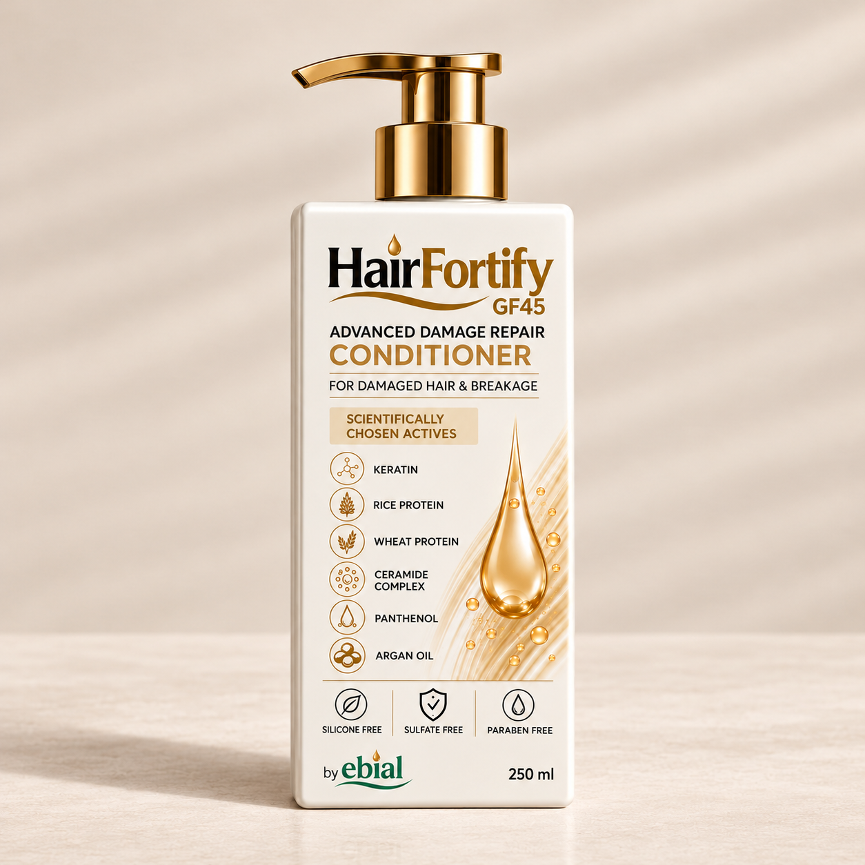About HairFortify GF45 Advanced Damage Repair Conditioner