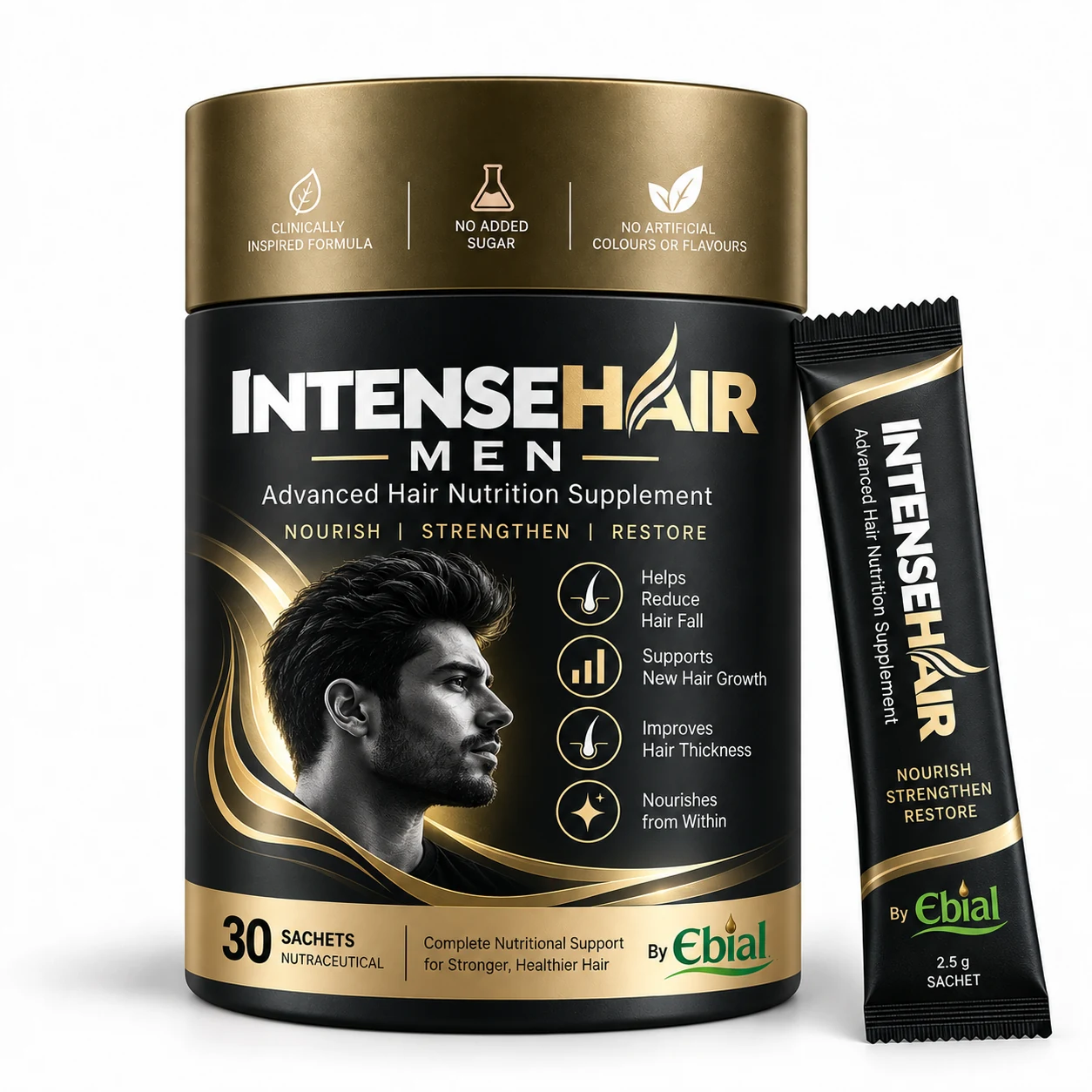 IntenseHair Men – Advanced Hair Nutrition Supplement