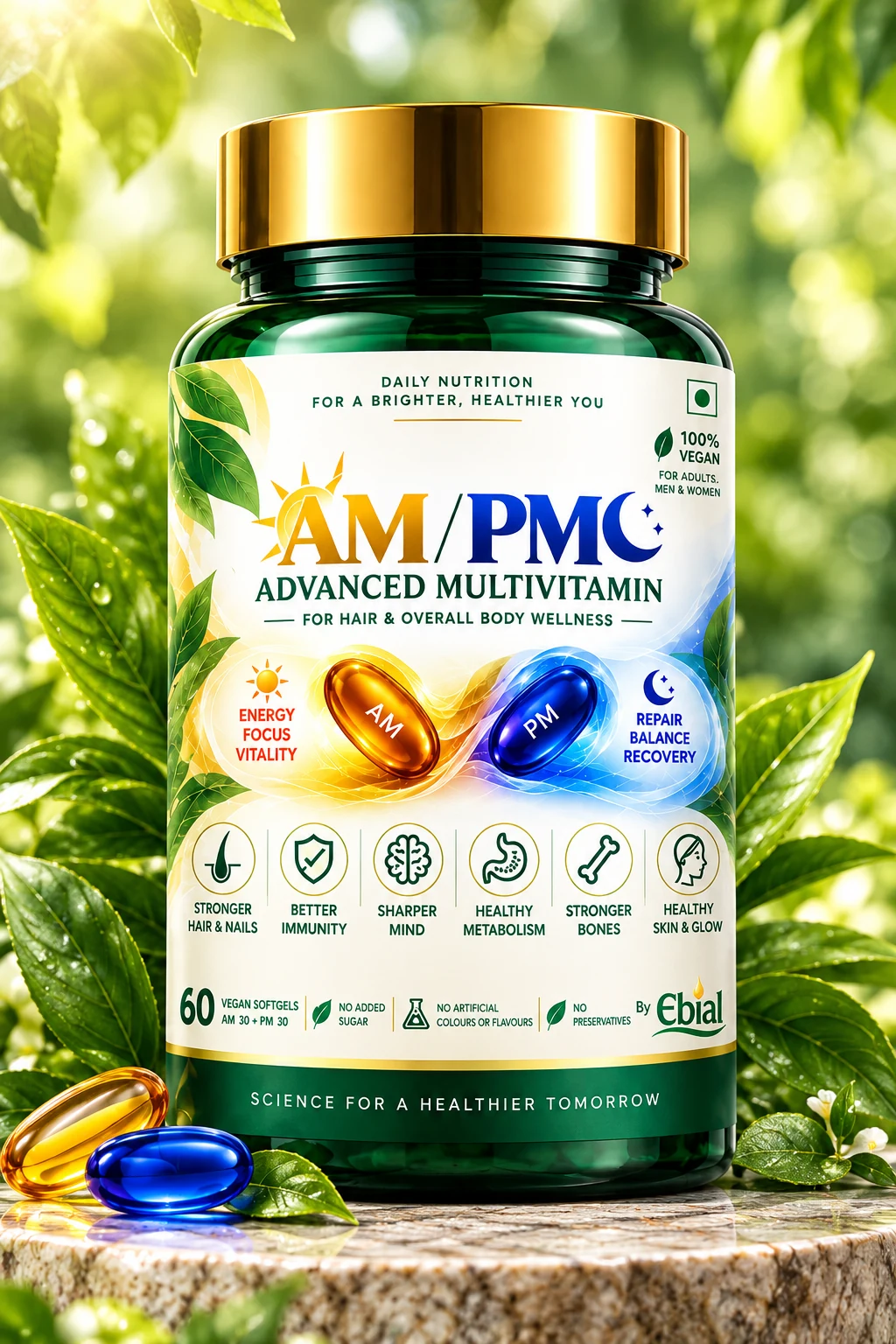 Ingredients for AM/PM Advanced Multivitamin